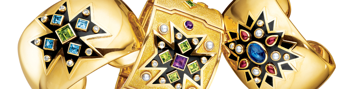 Verdura-Jewelry-Maltese-Cross-Cuff-Bracelet-Sunburst-Banner
