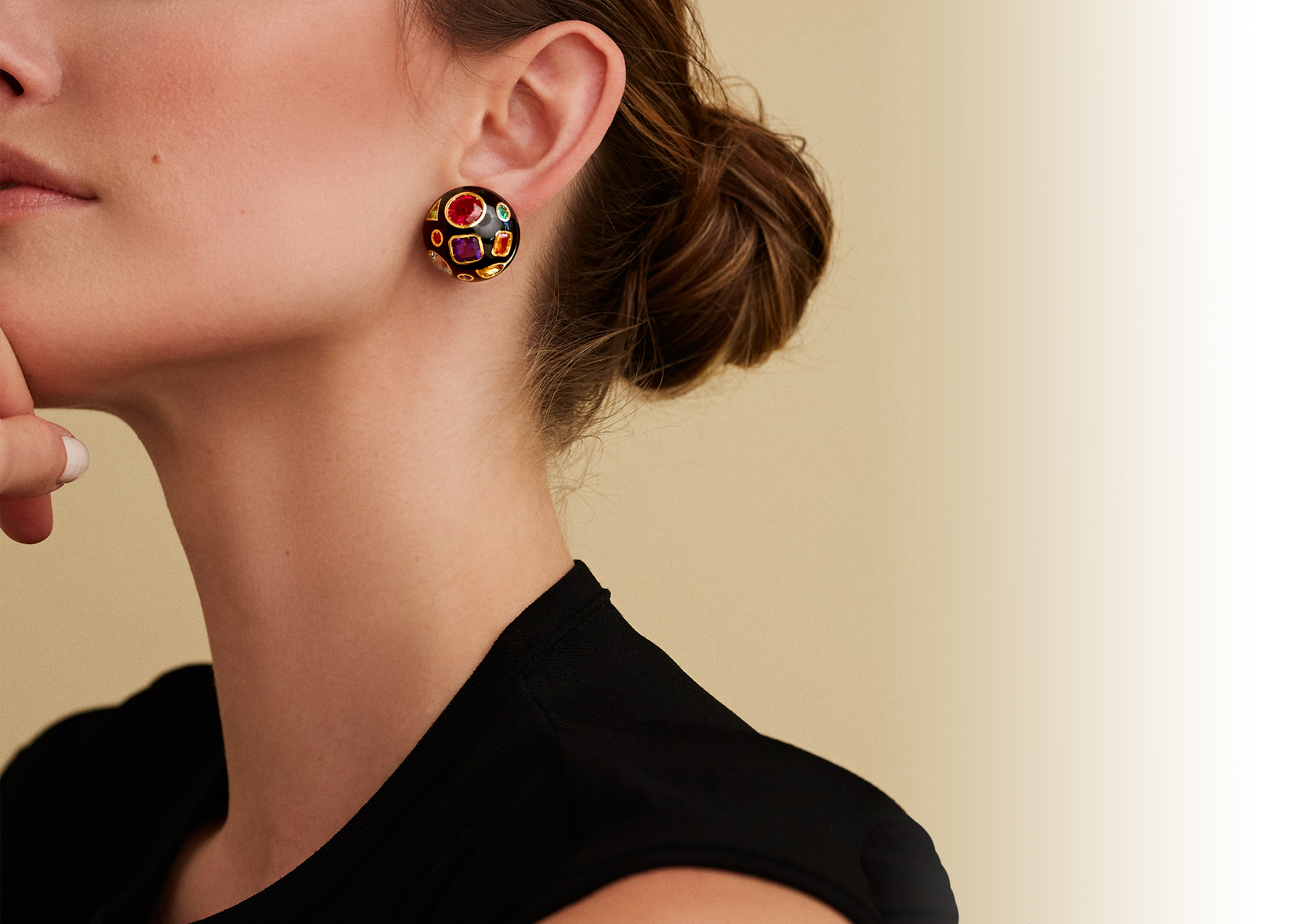 Verdura Fulco Earclips
